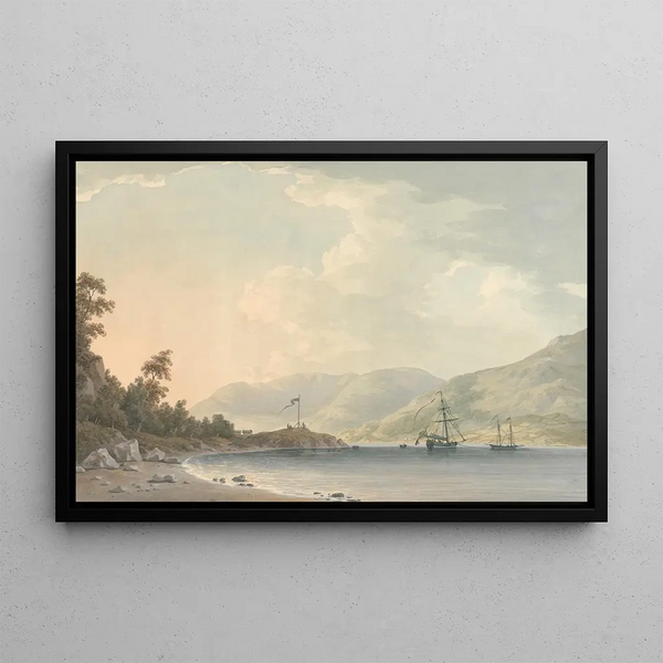 Approach of Belle Grange Park - John Warwick Smith — framed artwork on a wall