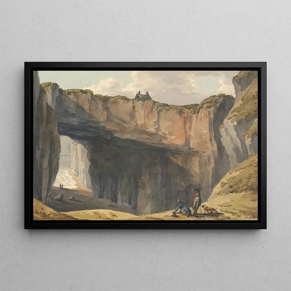 Castle Point - John Warwick Smith — framed artwork on a wall