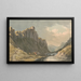 Craig y Ladron, le précipice des voleurs - John Warwick Smith — framed artwork on a wall