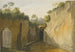 Entrance of the Posillipo Cave, Naples - John Warwick Smith — artwork view
