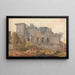 Dans le camp Vaccinio à Rome - John Warwick Smith — framed artwork on a wall