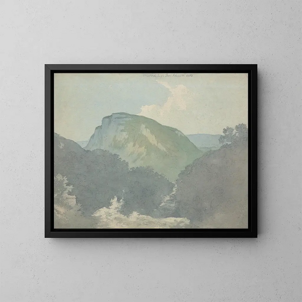Matlock High Tor - John Warwick Smith — framed artwork on a wall