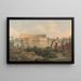 The Colosseum, Rome - John Warwick Smith — framed artwork on a wall