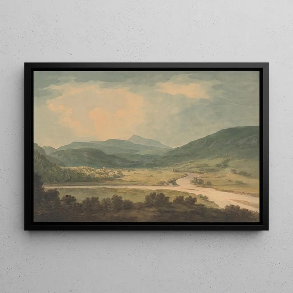 La jonction de Lyon et Tay - John Warwick Smith — framed artwork on a wall