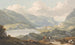 The Lakes of Llanberis from the Caernarfon Road towards Llanberis Caernarfonshire - John Warwick Smith — artwork view