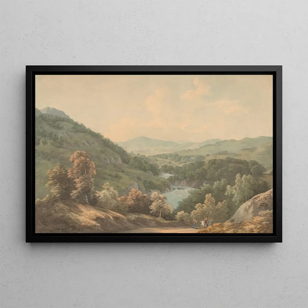 Le Col de Killiecrankie - John Warwick Smith — framed artwork on a wall