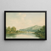 L'extrémité inférieure du lac Windermere - John Warwick Smith — framed artwork on a wall