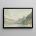 Ullswater painting towards Patterdale - John Warwick Smith — framed artwork on a wall