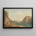 View of Vesuvius - John Warwick Smith — framed artwork on a wall