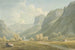 Village de Stonethwaite et Eagle Cragg Borrowdale - John Warwick Smith — artwork view