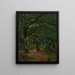 In the Fontainebleau Forest Fontainebleau Forest - John Washington Love — framed artwork on a wall