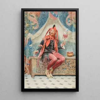 A Touch of Humor Study - John Watkins — framed artwork on a wall