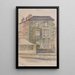 Quinze Downshire Hill Hampstead - John Werge — framed artwork on a wall