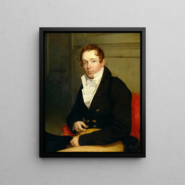 Jacob Houseman - John Wesley Jarvis — framed artwork on a wall