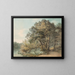Peamore Devon - John White Abbott — framed artwork on a wall
