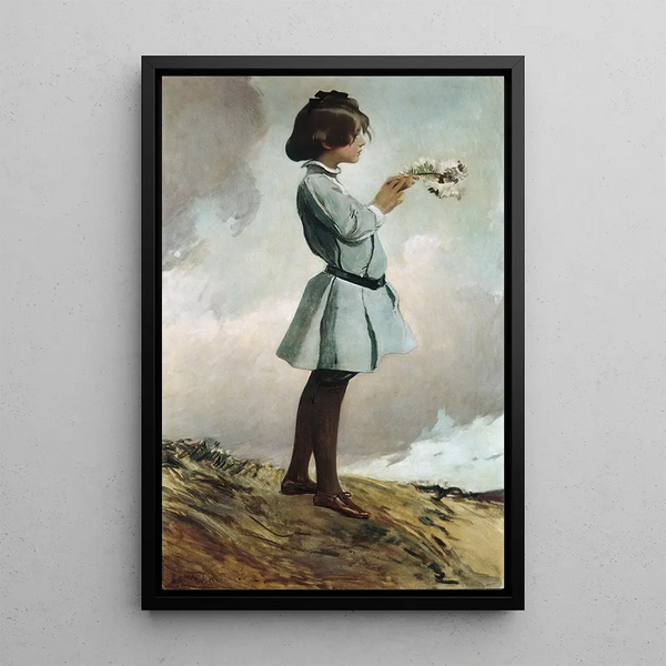 Geraldine Russell - John White Alexander — framed artwork on a wall