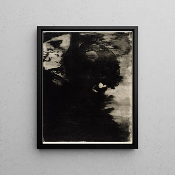Skull - John White Alexander — framed artwork on a wall