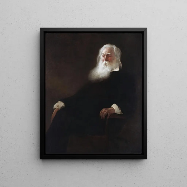 Walt Whitman - John White Alexander — framed artwork on a wall