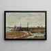 In the Marshes - John William Buxton Knight — framed artwork on a wall
