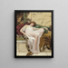 A Nap - John William Godward — framed artwork on a wall