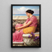 L'absence rend le cœur plus tendre - John William Godward — framed artwork on a wall