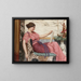 An amateur - John William Godward — framed artwork on a wall