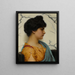 an Arcadian beauty - John William Godward — framed artwork on a wall