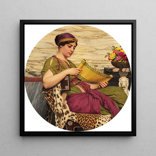 A luxury edition - John William Godward — framed artwork on a wall