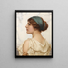 Atalante - John William Godward — framed artwork on a wall