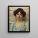 Carine - John William Godward — framed artwork on a wall