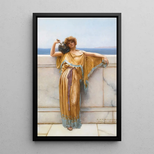 Clymène - John William Godward — framed artwork on a wall