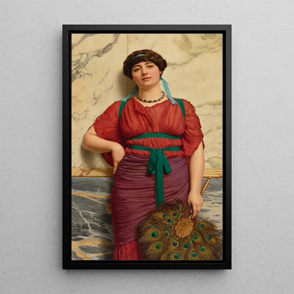 Eurypyle - John William Godward — framed artwork on a wall