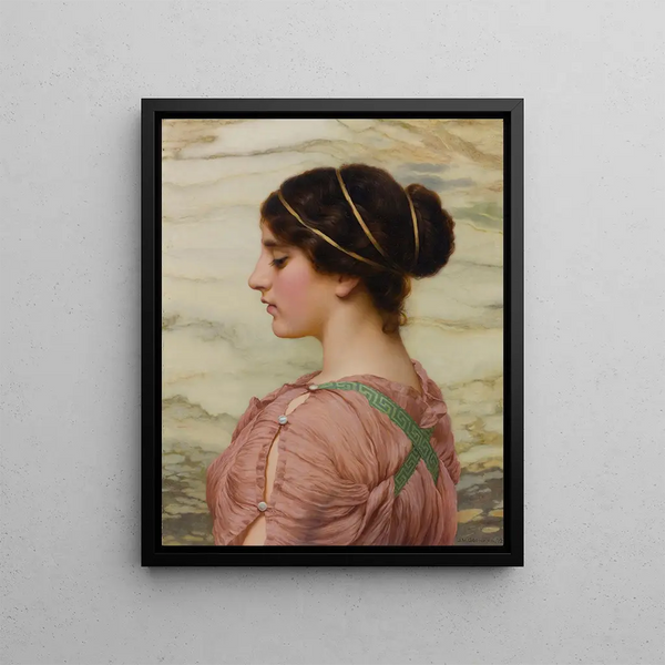 Marcella - John William Godward — framed artwork on a wall