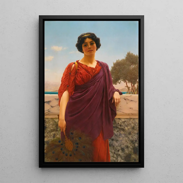 Rendez-vous - John William Godward — framed artwork on a wall