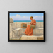 Songs Without Words - John William Godward — framed artwork on a wall
