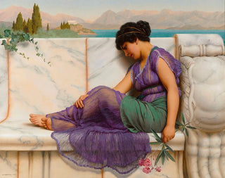 Summer Daydreams of idleness - John William Godward — artwork view