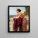 Le Belvédère - John William Godward — framed artwork on a wall