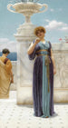 La Bague de fiançailles - John William Godward — artwork view