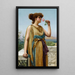 La Rose parfumée - John William Godward — framed artwork on a wall