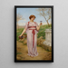 The Little Bouquet - John William Godward — framed artwork on a wall