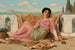 L'animal de compagnie tranquille - John William Godward — artwork view