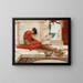 La Dispute - John William Godward — framed artwork on a wall