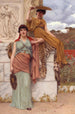Waiting for the procession - John William Godward — artwork view