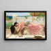 When the Heart is Young - John William Godward — framed artwork on a wall