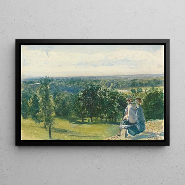 in Richmond Park - John William Inchbold — framed artwork on a wall