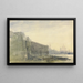 The Thames early in the morning towards St Paul - John William Inchbold — framed artwork on a wall
