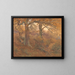Forest Landscape Painting - John William North — framed artwork on a wall