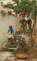 A Orange Grove Garden - John William Waterhouse — artwork view