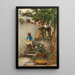 A Orange Grove Garden - John William Waterhouse — framed artwork on a wall