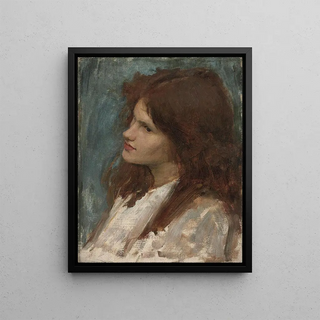 John William Waterhouse - Head of a Girl.webp